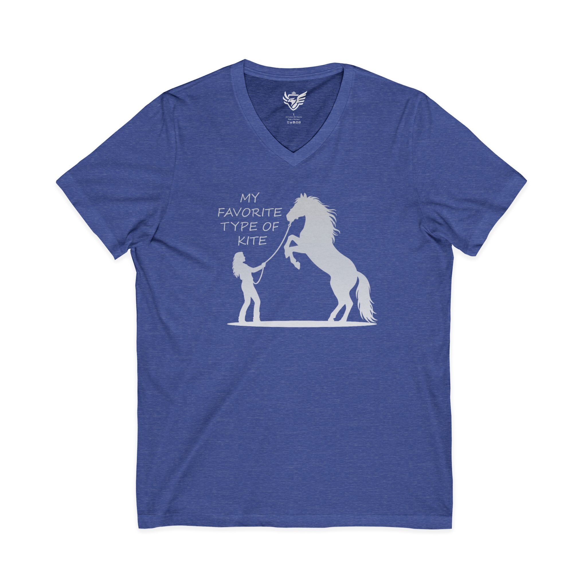 My Favorite Type of Kite Jersey Short Sleeve V-Neck Tee