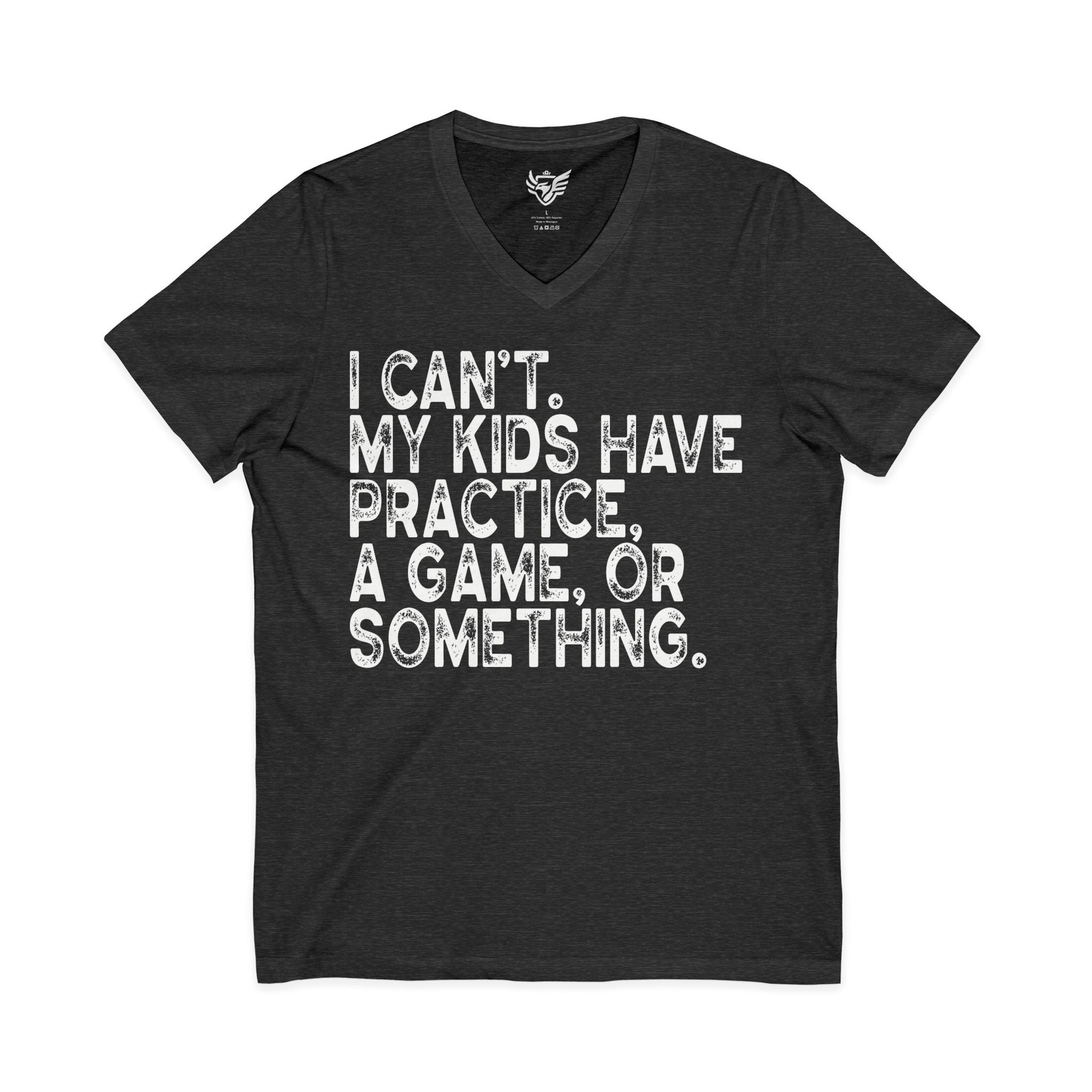 Busy Parents Jersey Short Sleeve V-Neck Tee