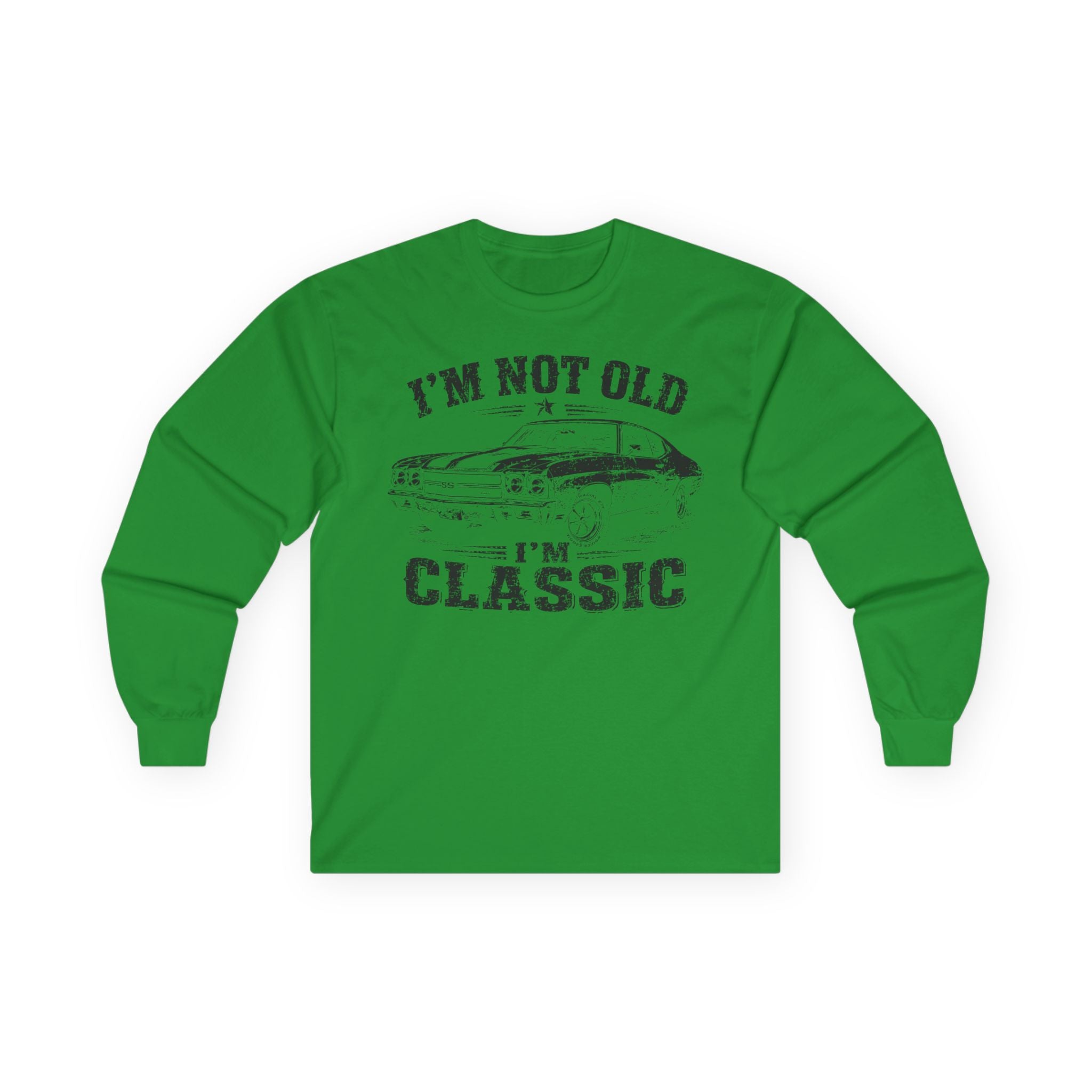 Not Old, Classic Cotton Long Sleeve Tee