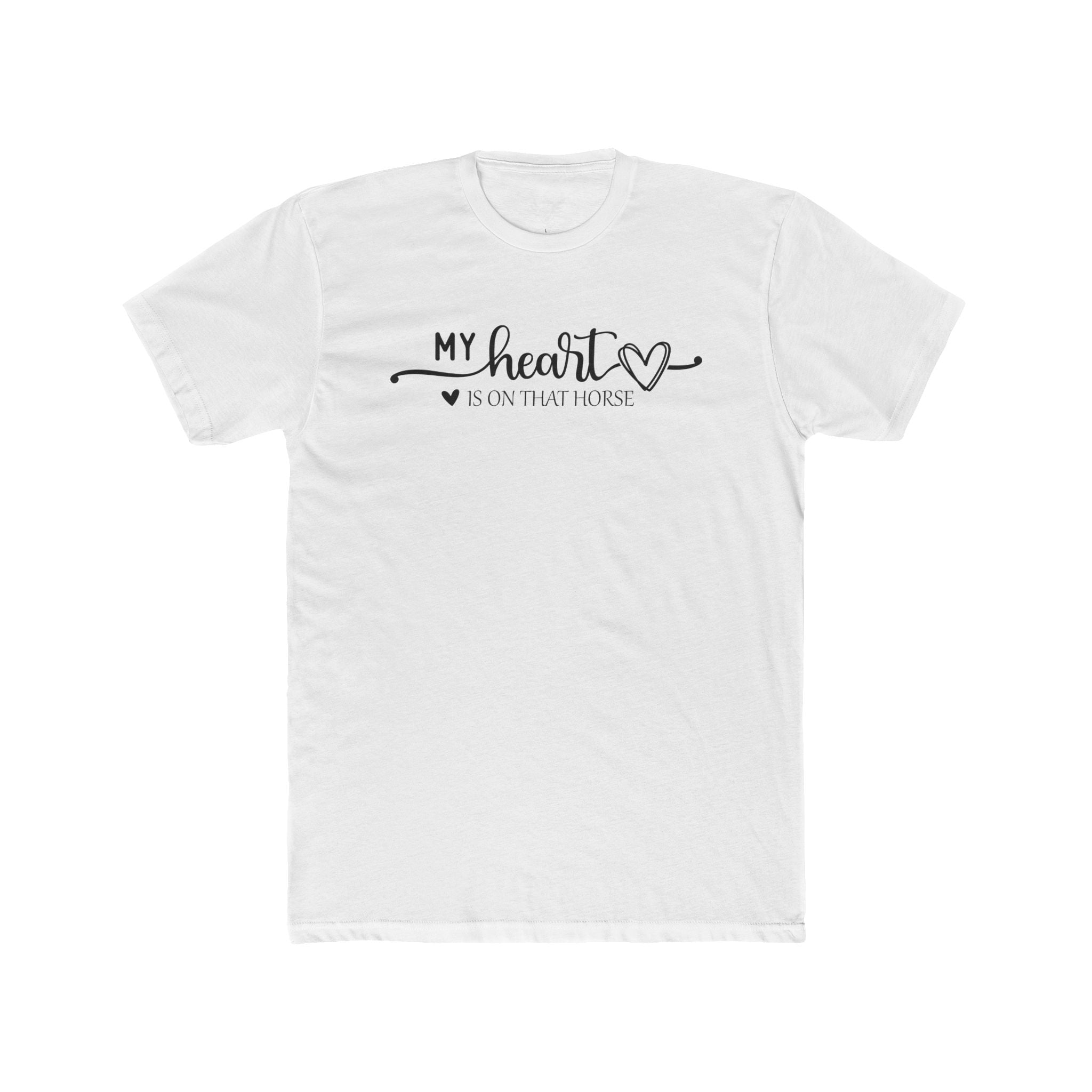 Heart on Horse Cotton Crew Tee