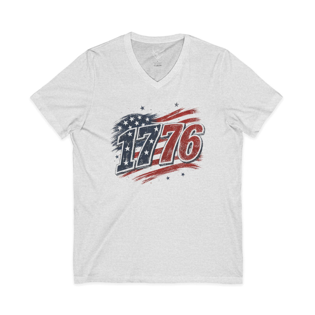 1776 Jersey Short Sleeve V-Neck Tee