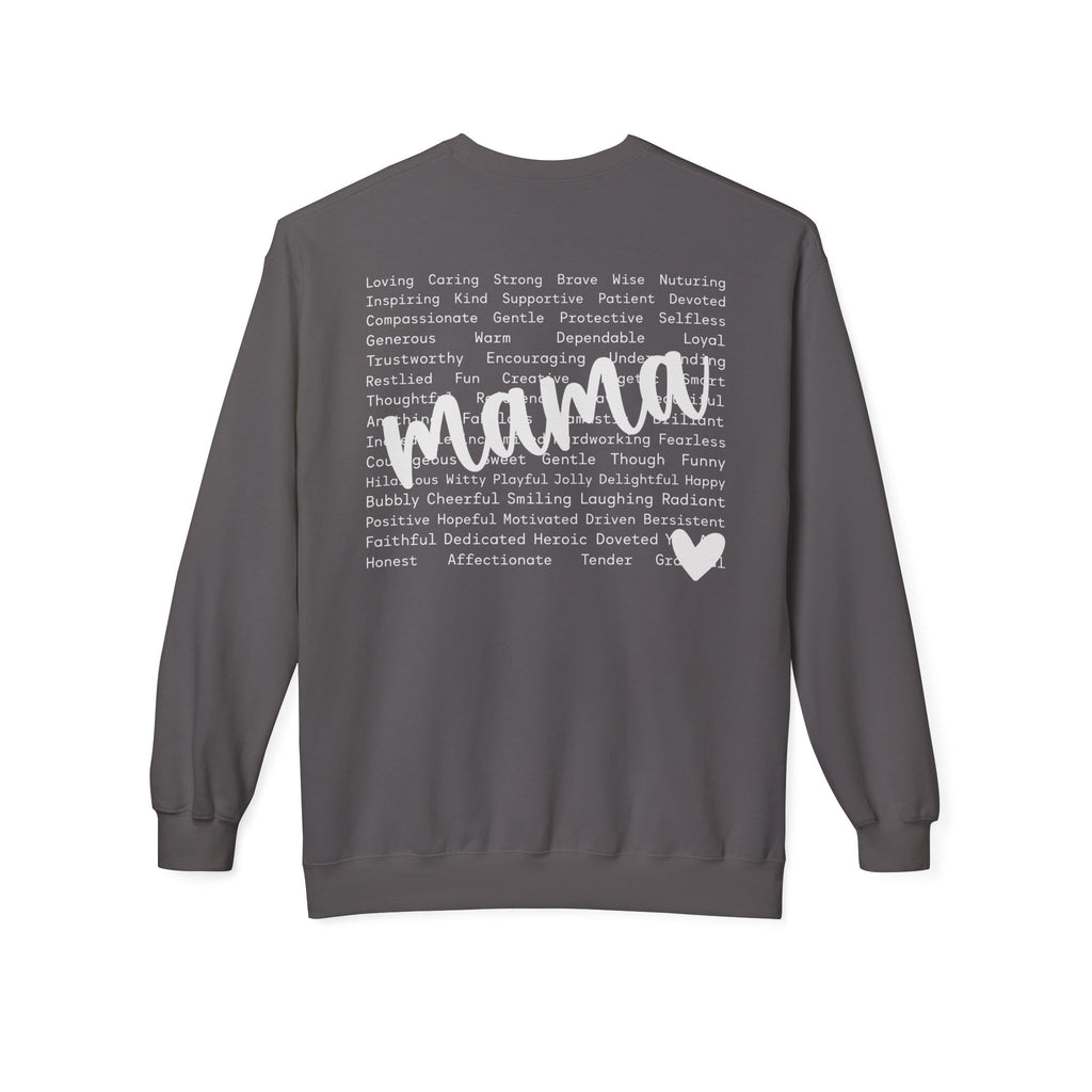 Mama Midweight Softstyle Fleece Crewneck Sweatshirt