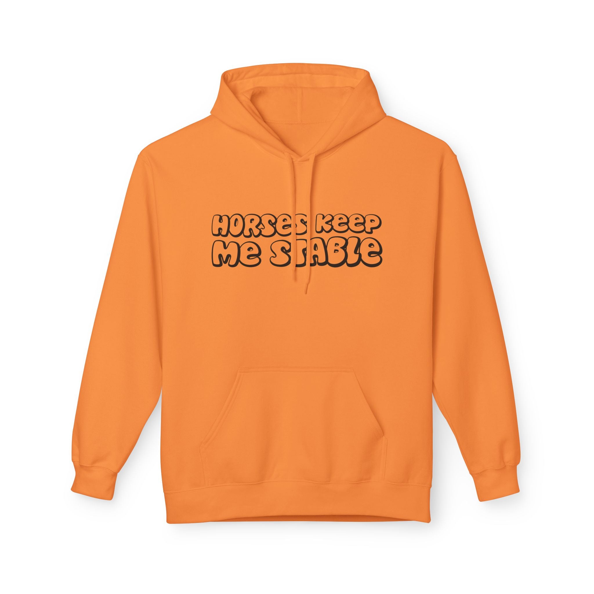 Horses Keep Me Stable Midweight Softstyle Fleece Hoodie