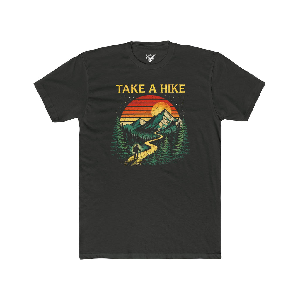 Take A Hike Cotton Crew Tee