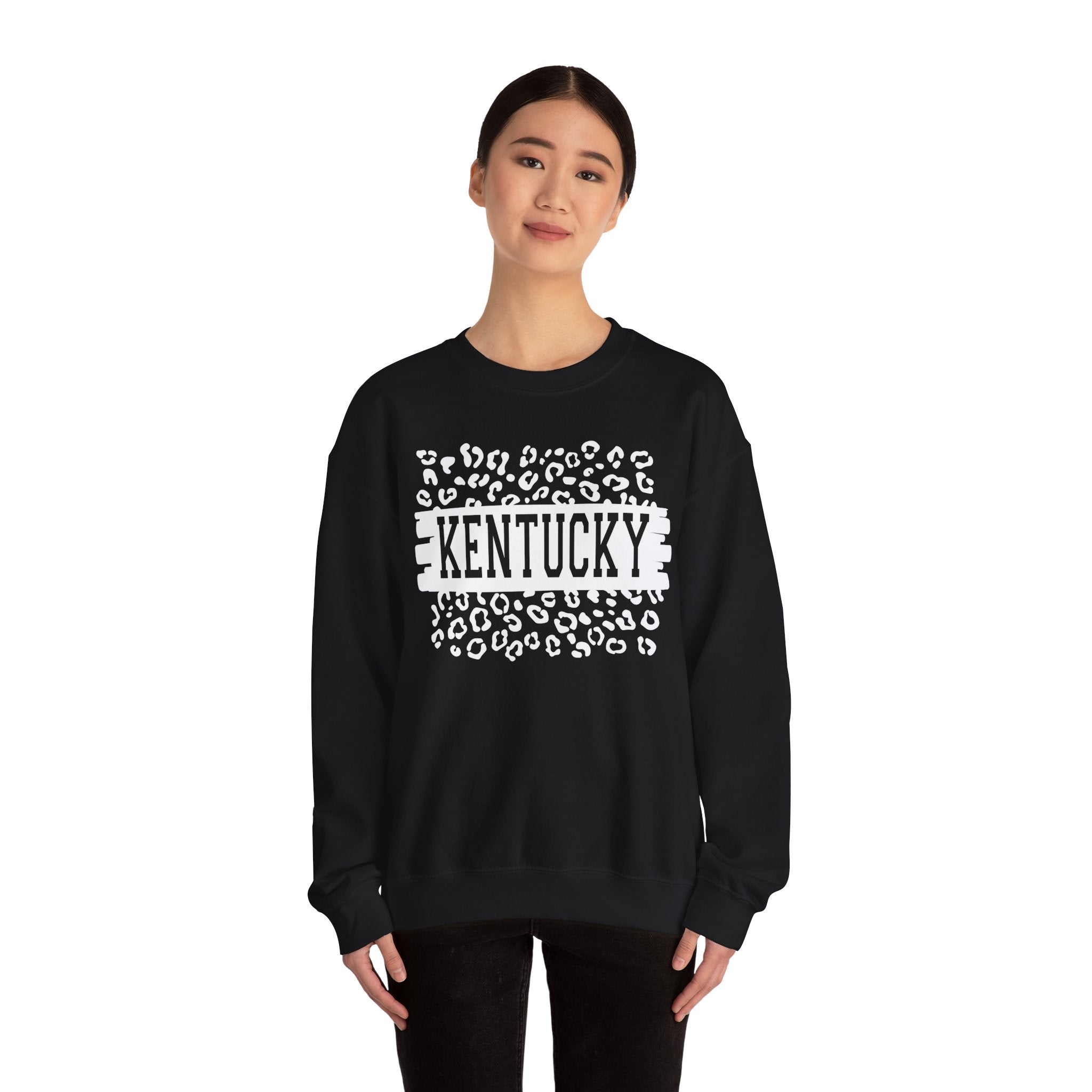 KY Leopard Heavy Blend™ Crewneck Sweatshirt