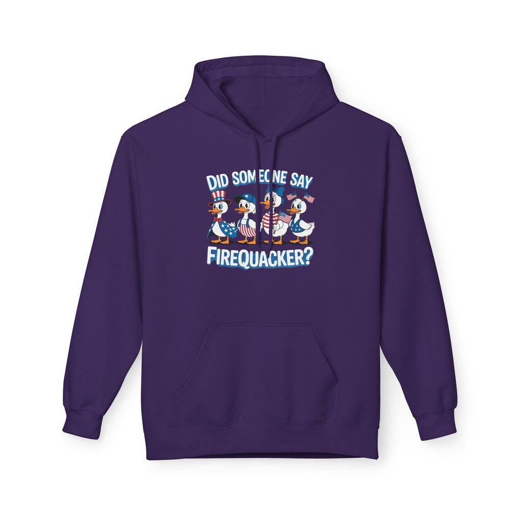 Firequackers Midweight Softstyle Fleece Hoodie