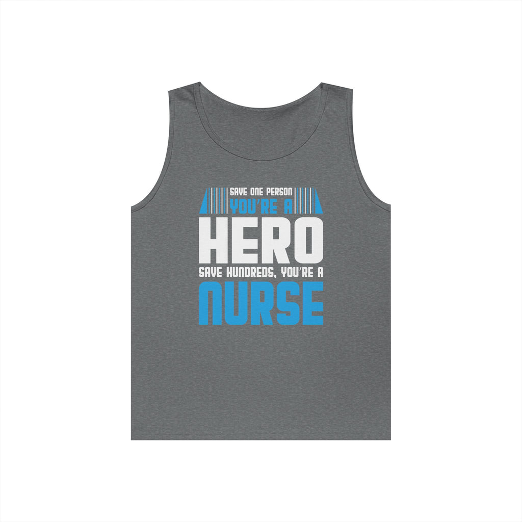 Nurses Are Heros Heavy Cotton Tank Top