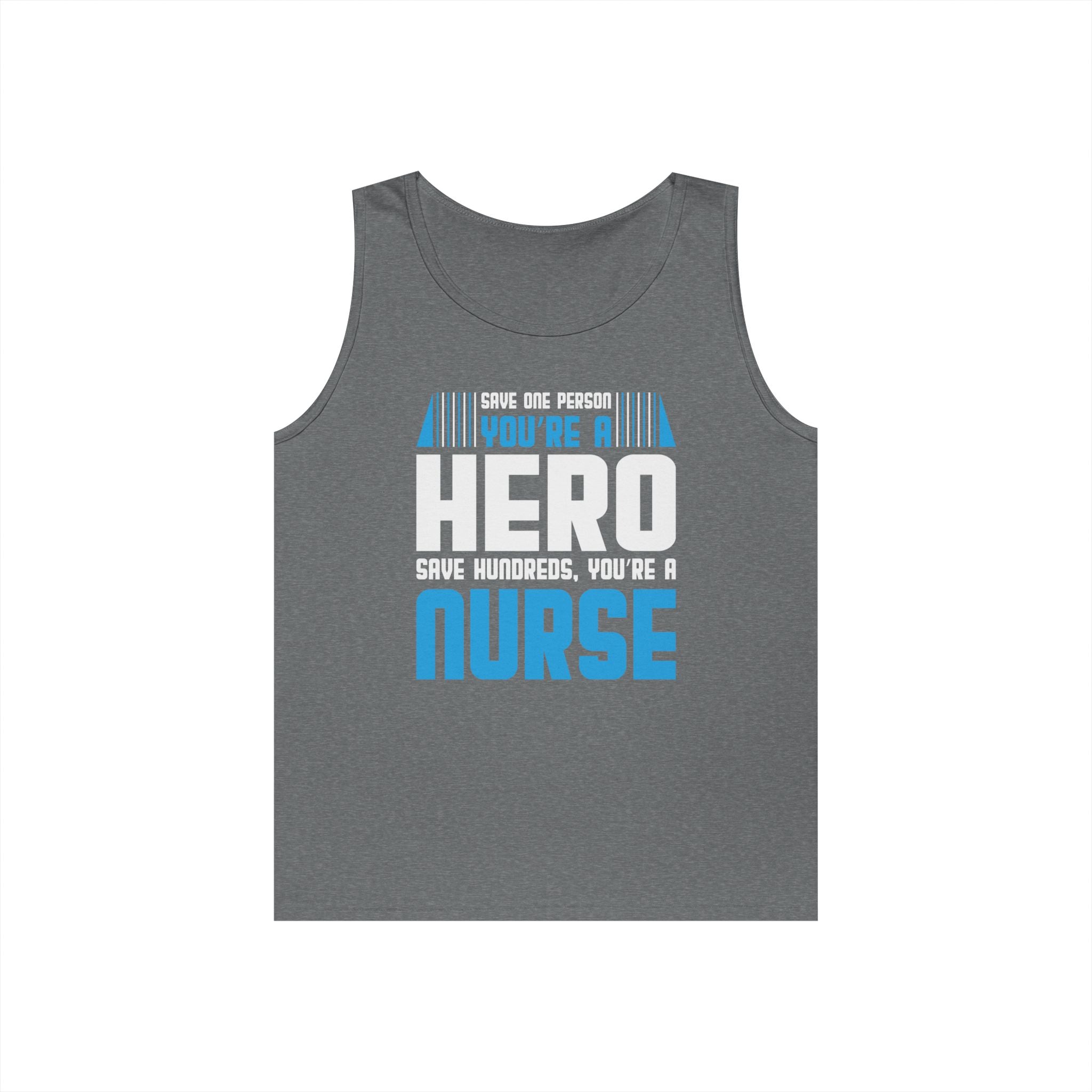 Nurses Are Heros Heavy Cotton Tank Top