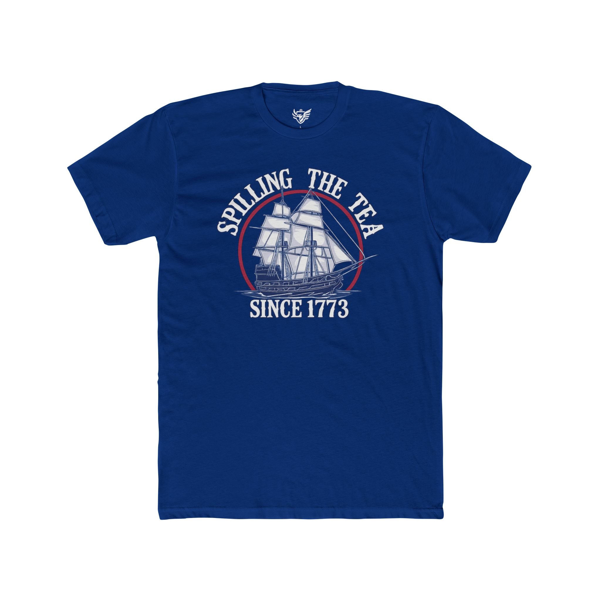 Spilling The Tea Cotton Crew Tee