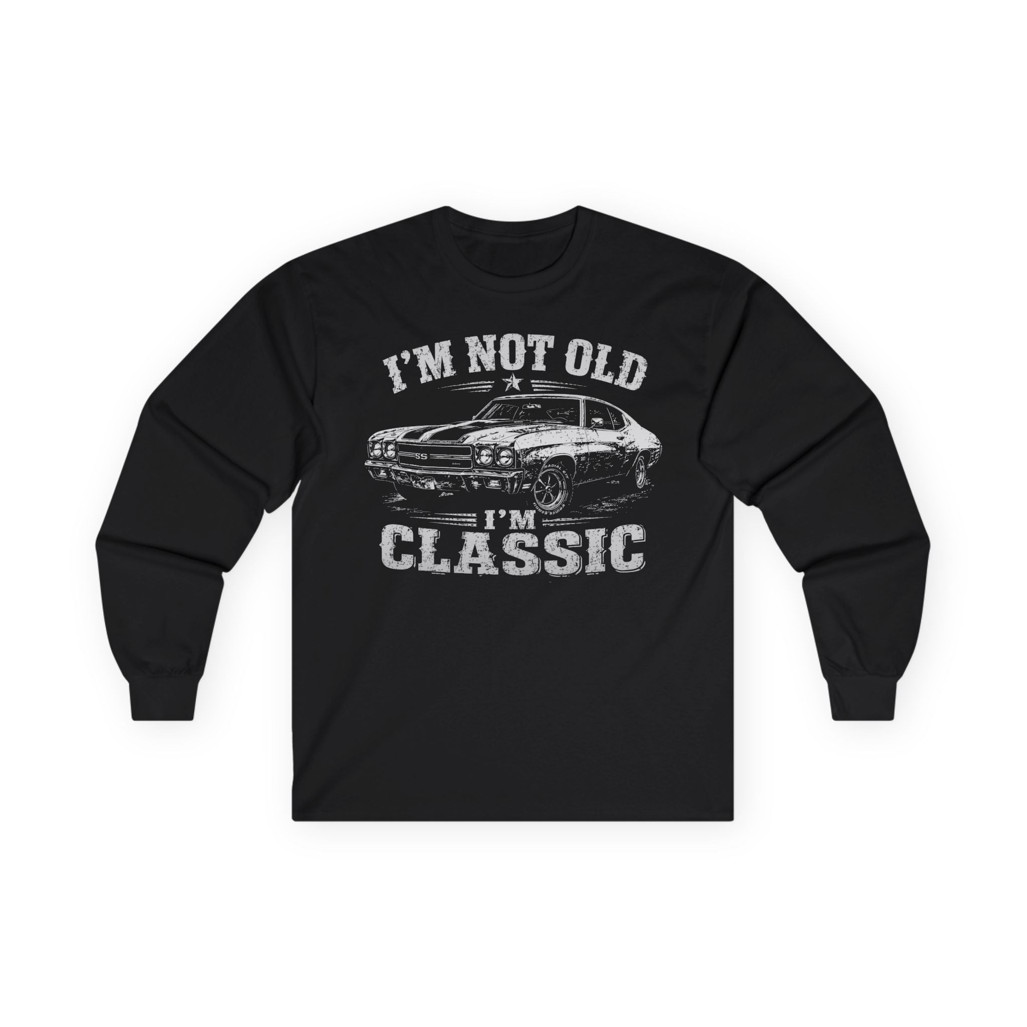 Not Old, Classic Cotton Long Sleeve Tee