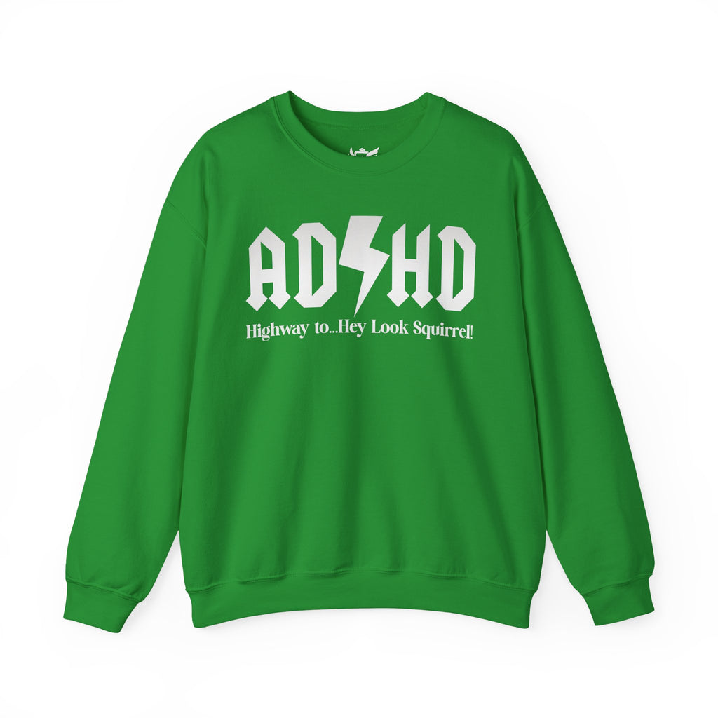 ADHD Highway to... Heavy Blend™ Crewneck Sweatshirt