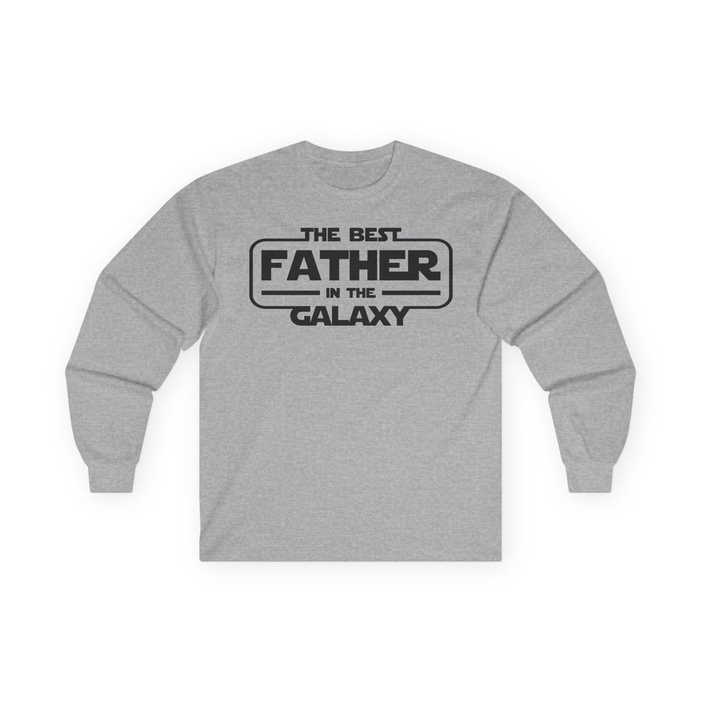 The Best Father In The Galaxy Cotton Long Sleeve Tee
