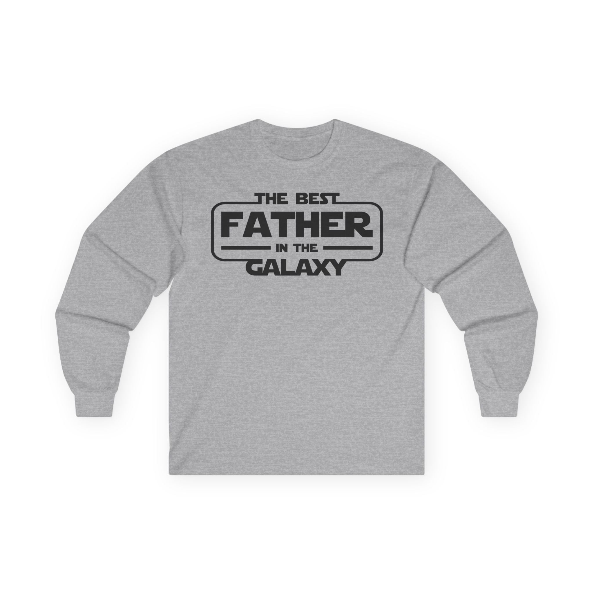 The Best Father In The Galaxy Cotton Long Sleeve Tee