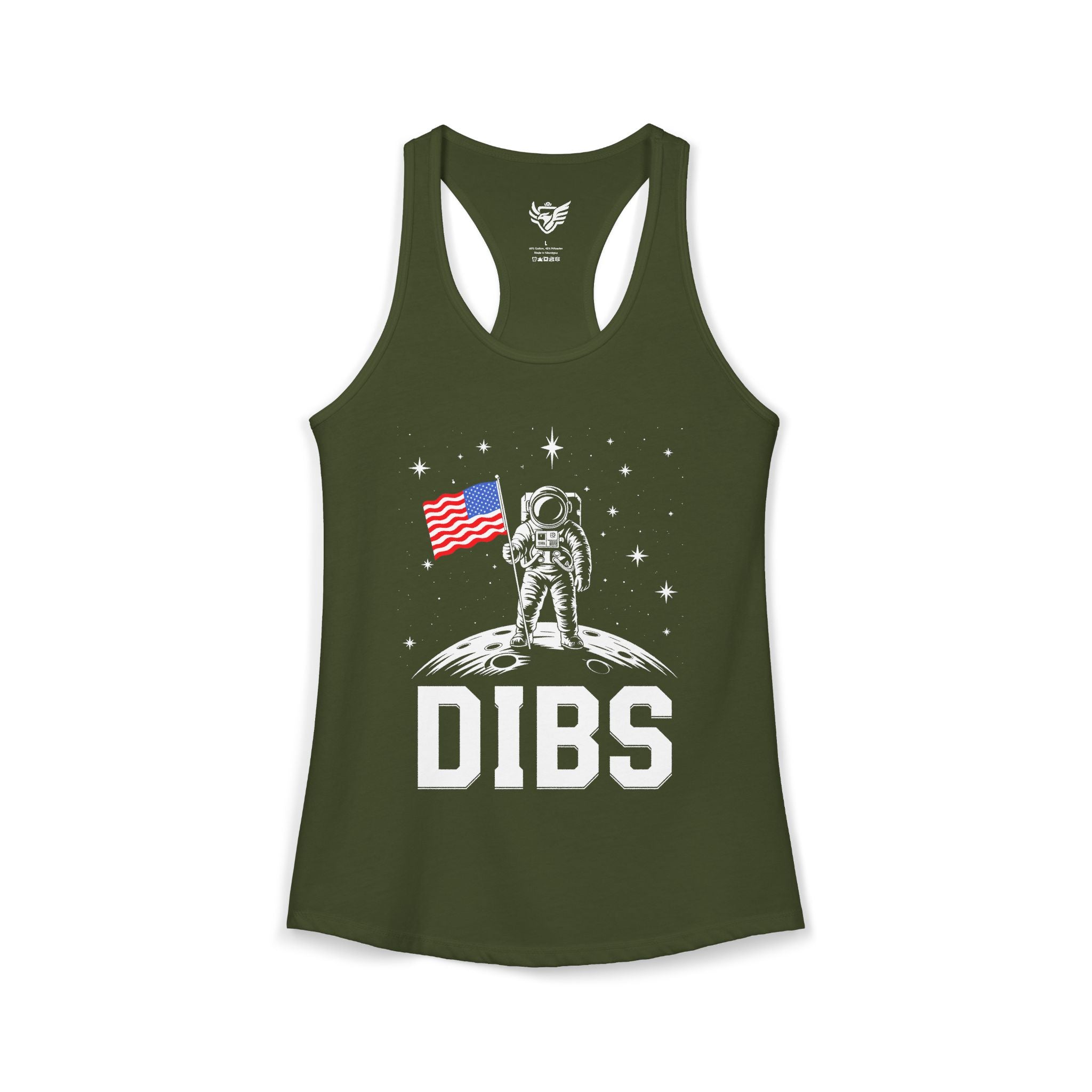 DIBS on the Moon Ideal Racerback Tank