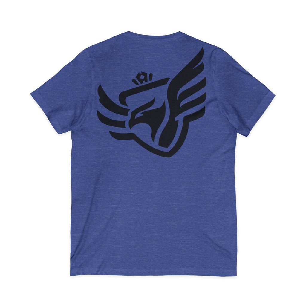 Royal Sparrow Jersey Short Sleeve V-Neck Tee