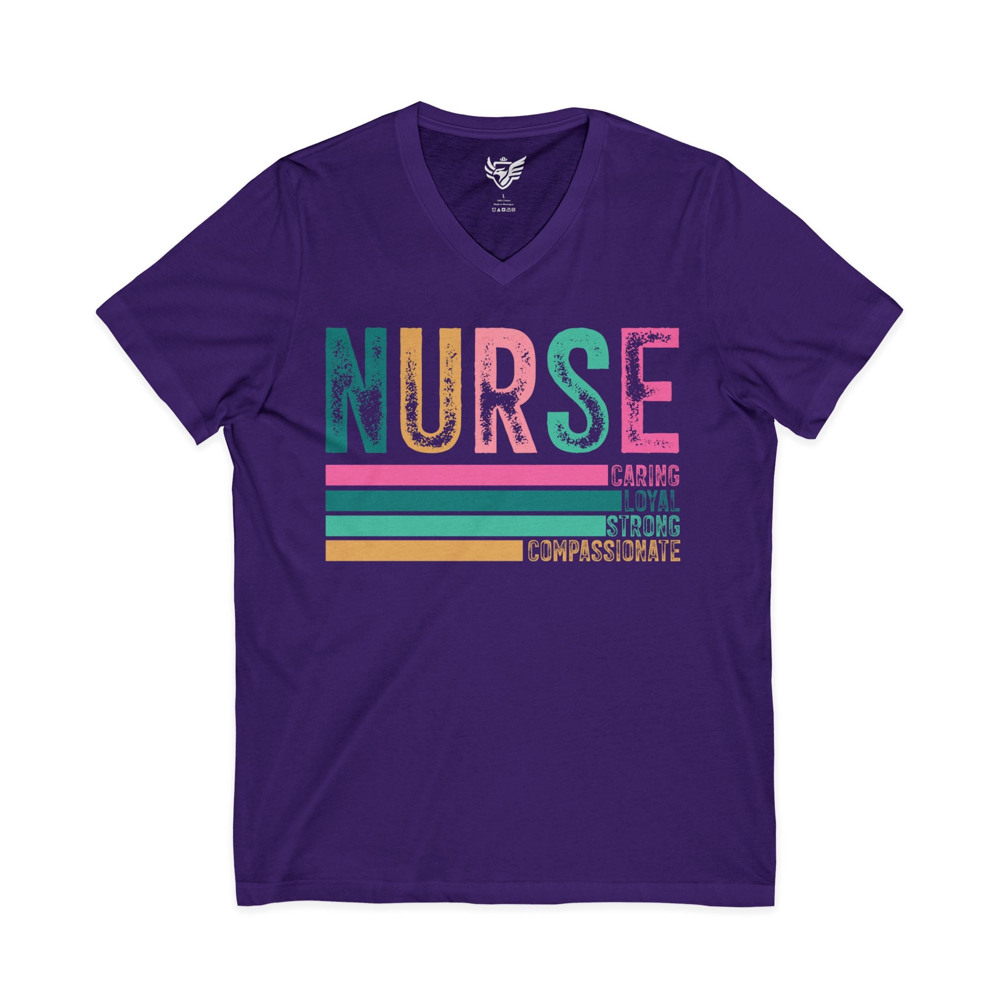 Nurse Jersey Short Sleeve V-Neck Tee