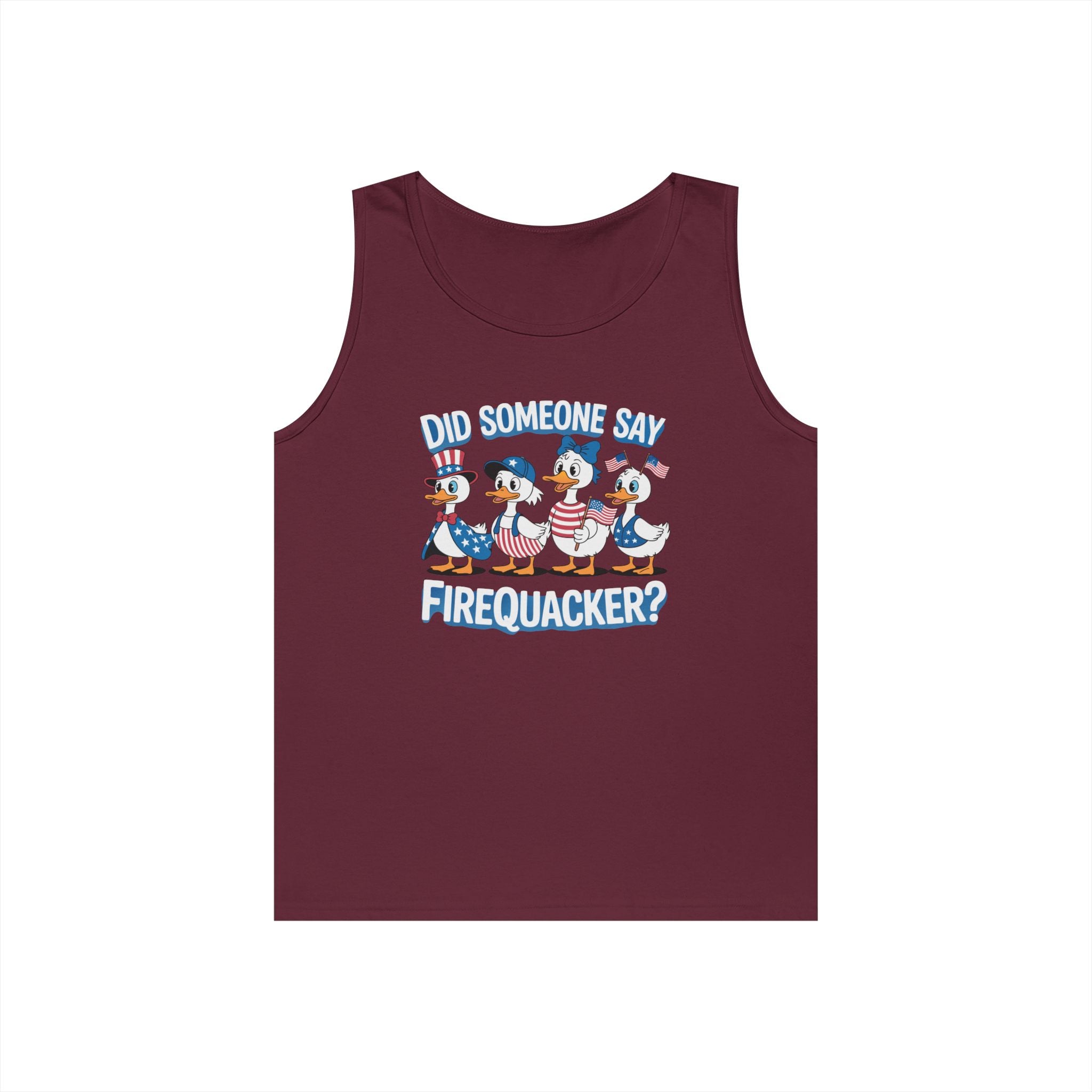 Firequackers Heavy Cotton Tank Top