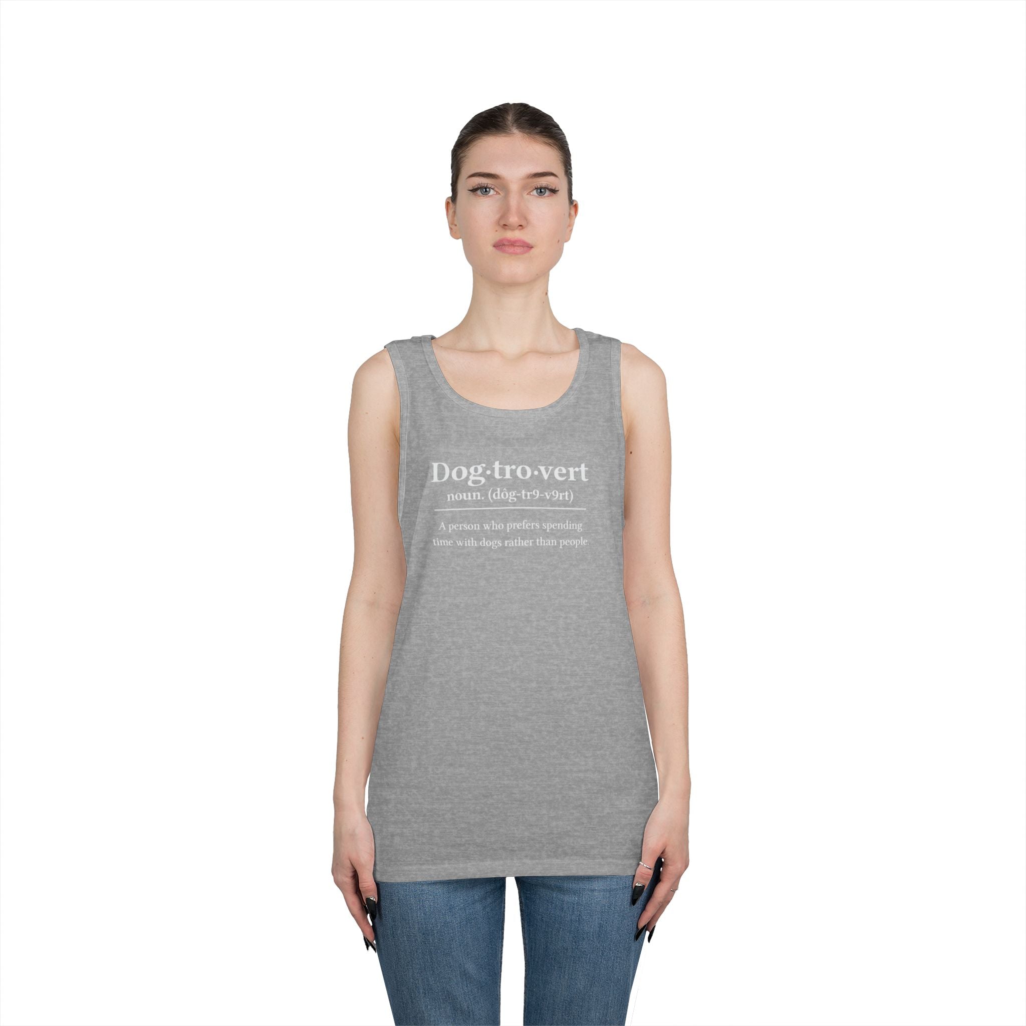 Dog-Tro-Vert Heavy Cotton Tank Top