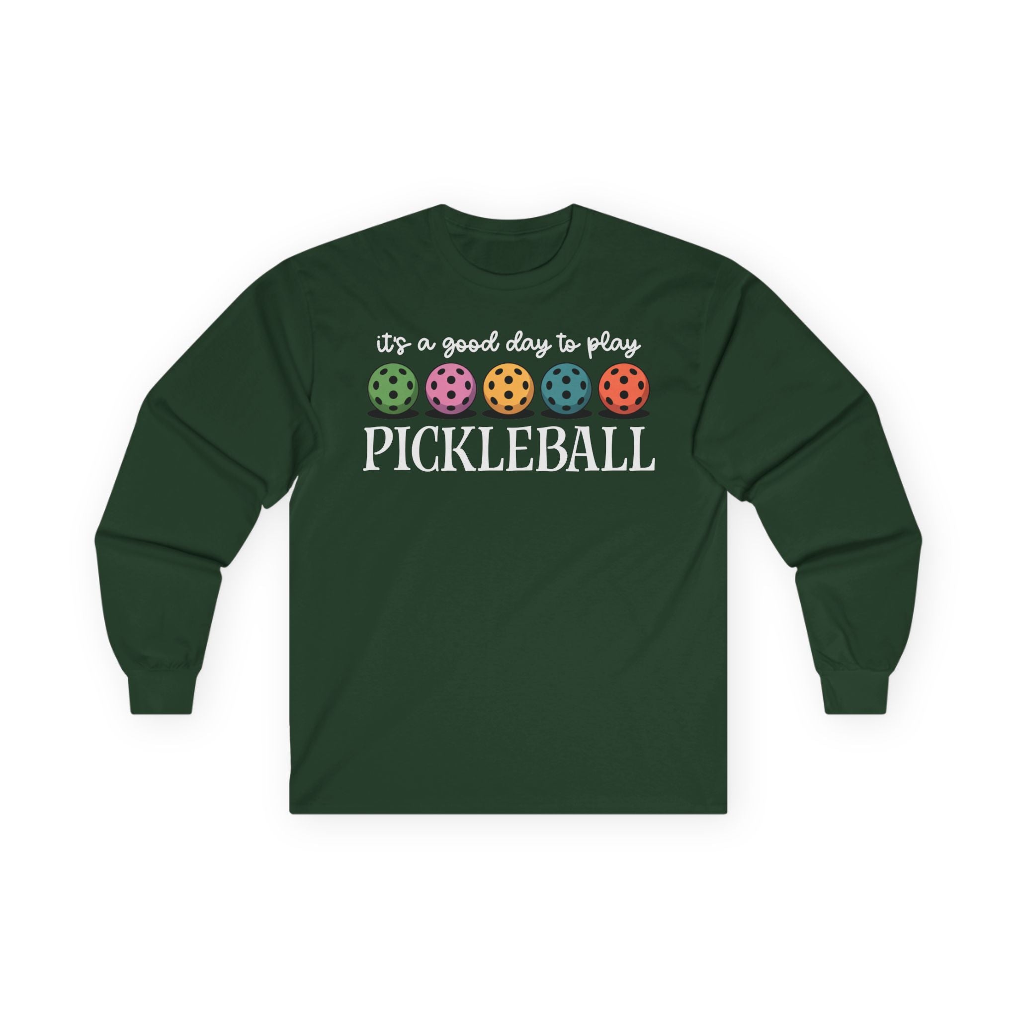Good Day Pickleball Cotton Long Sleeve Tee