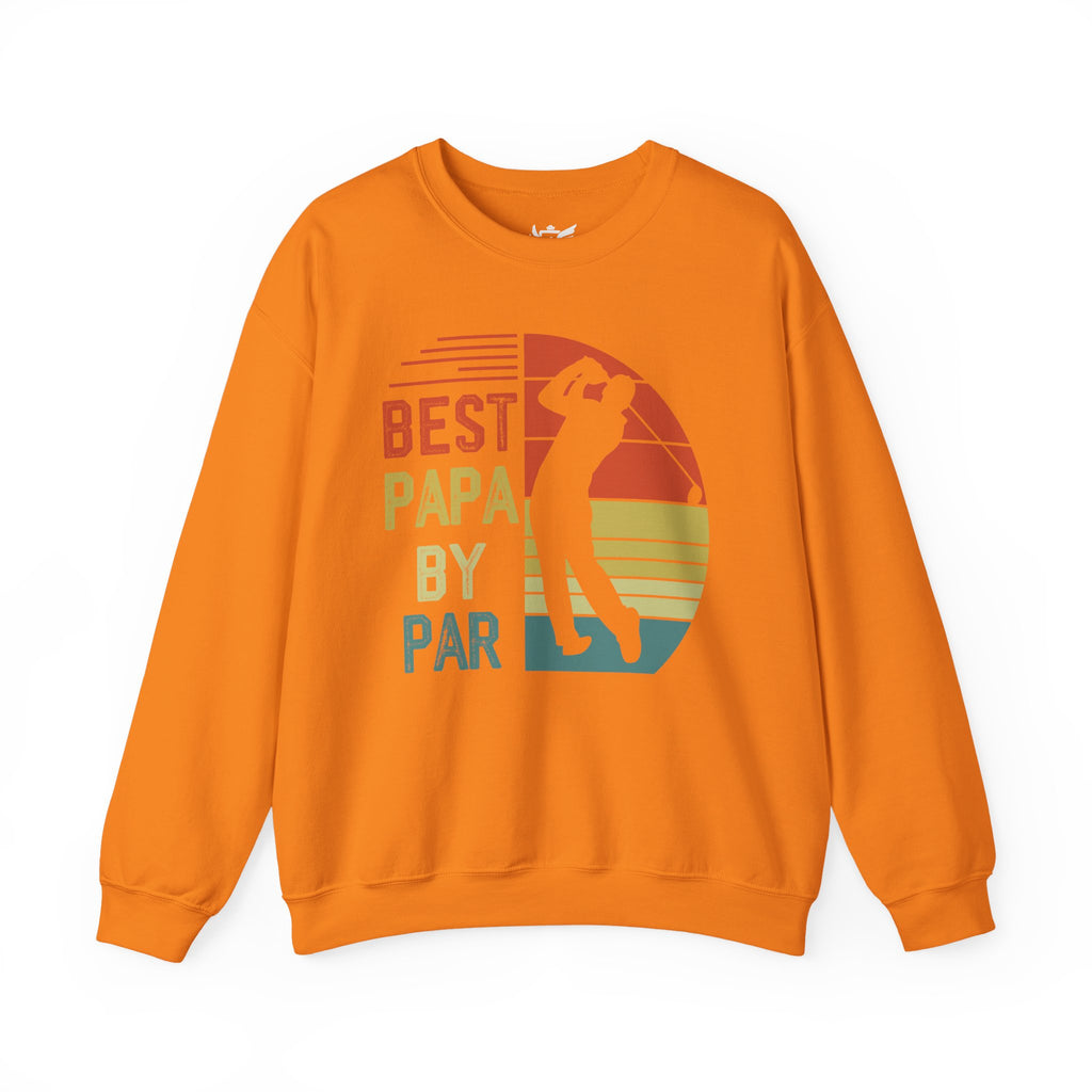 Best Papa By Par Heavy Blend™ Crewneck Sweatshirt