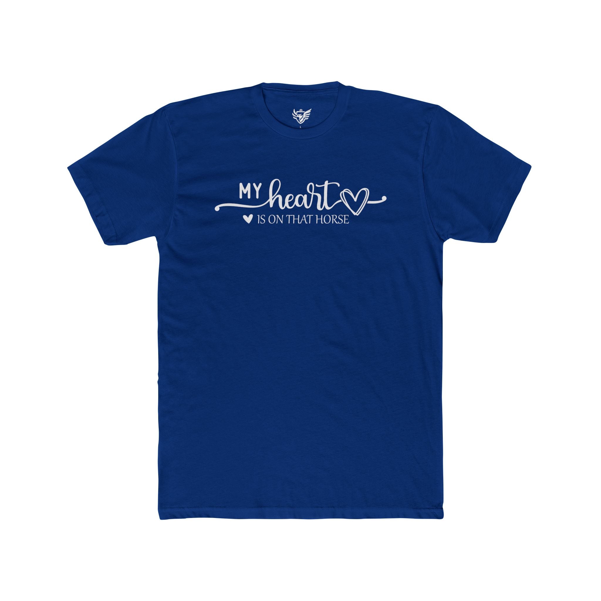 Heart on Horse Cotton Crew Tee