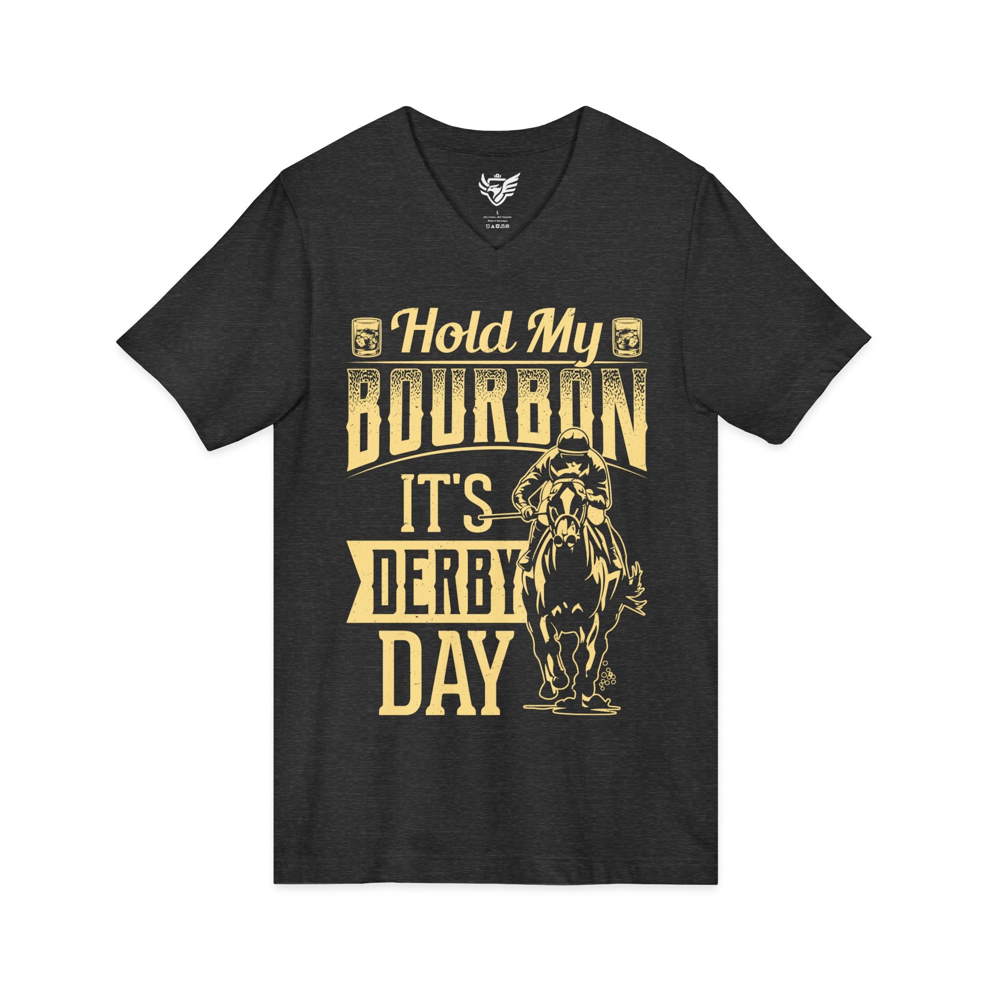 Derby Day Jersey Short Sleeve V-Neck Tee