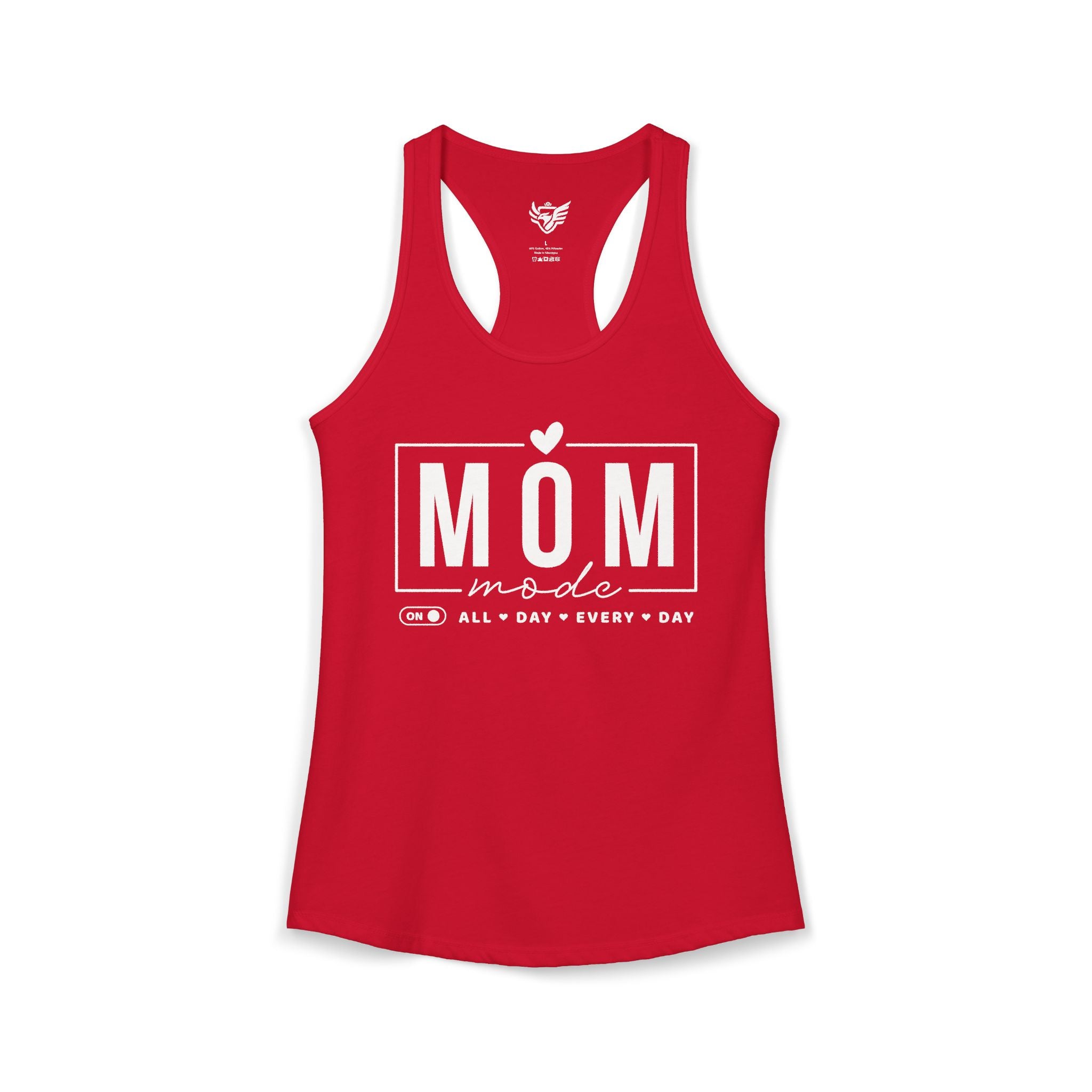 Mom Mode Ideal Racerback Tank