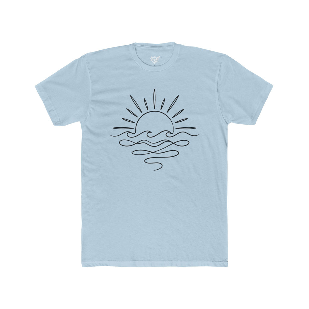 Sunny Sea Cotton Crew Tee