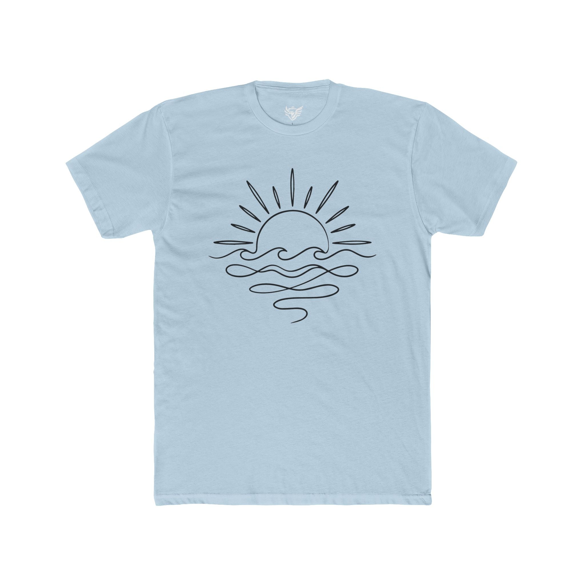 Sunny Sea Cotton Crew Tee