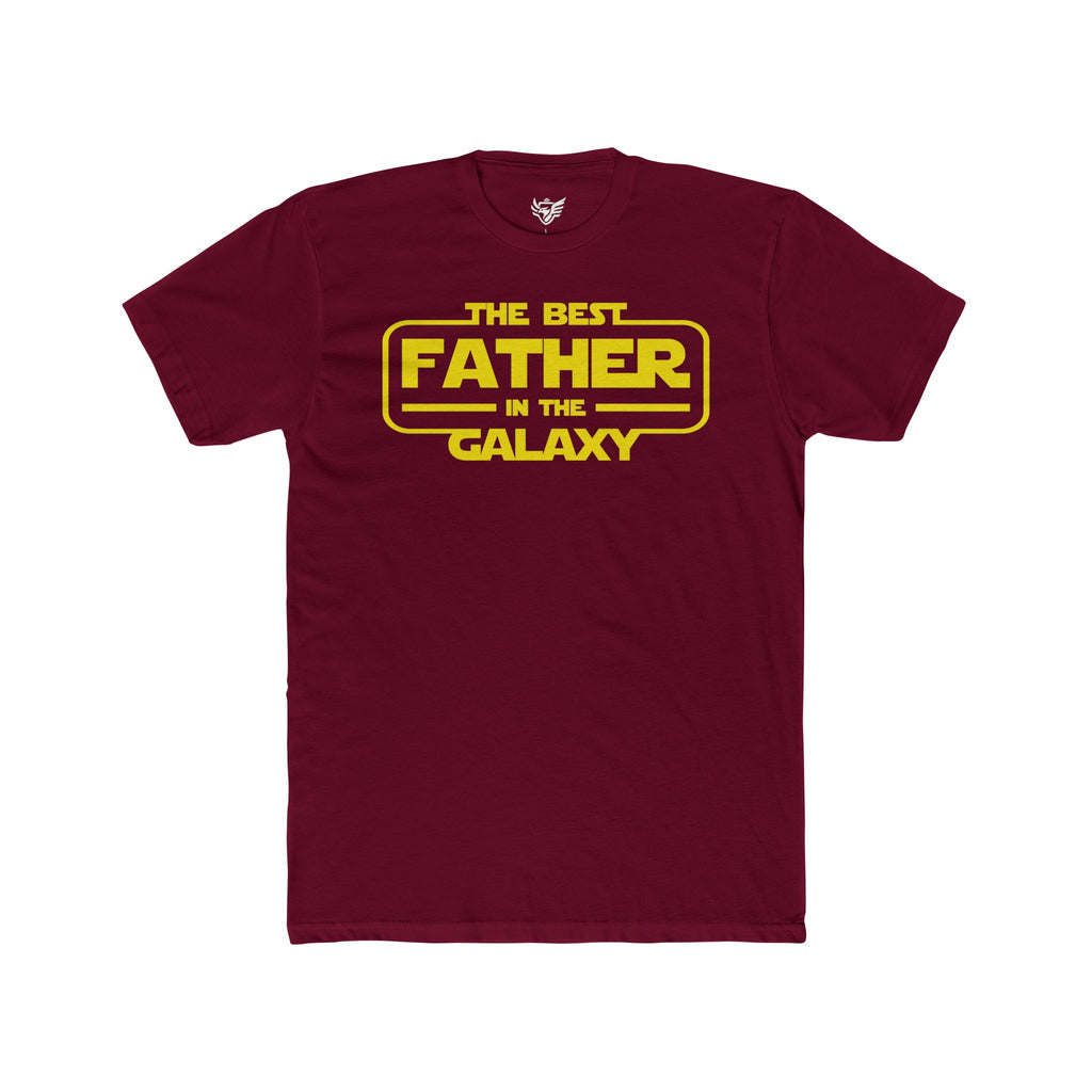 The Best Father in the Galaxy Cotton Crew Tee