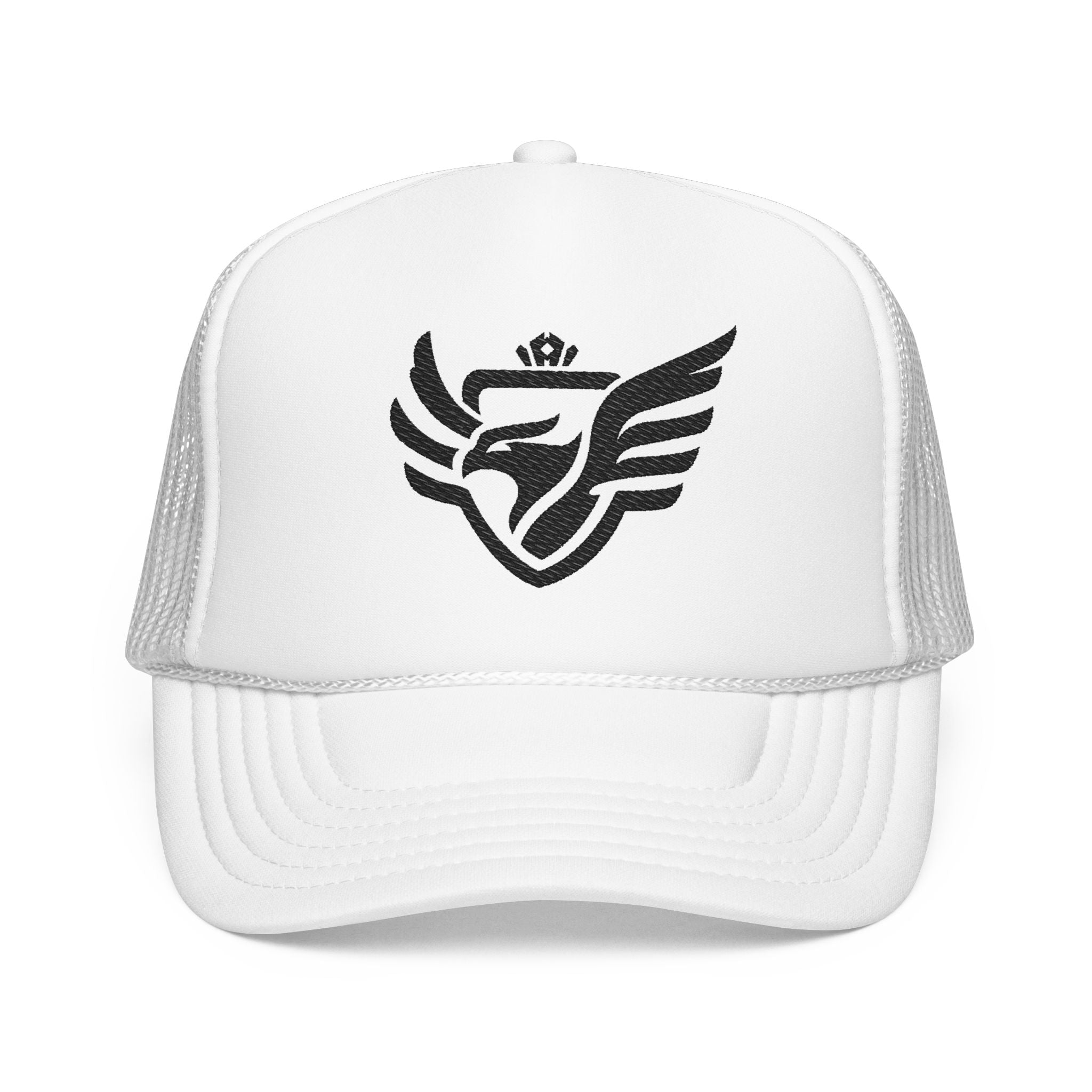 Royal Sparrow Embroidered Foam Trucker Hat