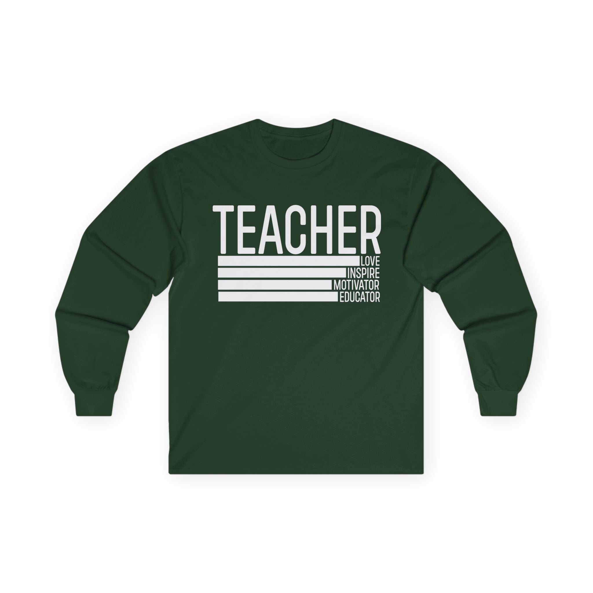 Teacher Cotton Long Sleeve Tee