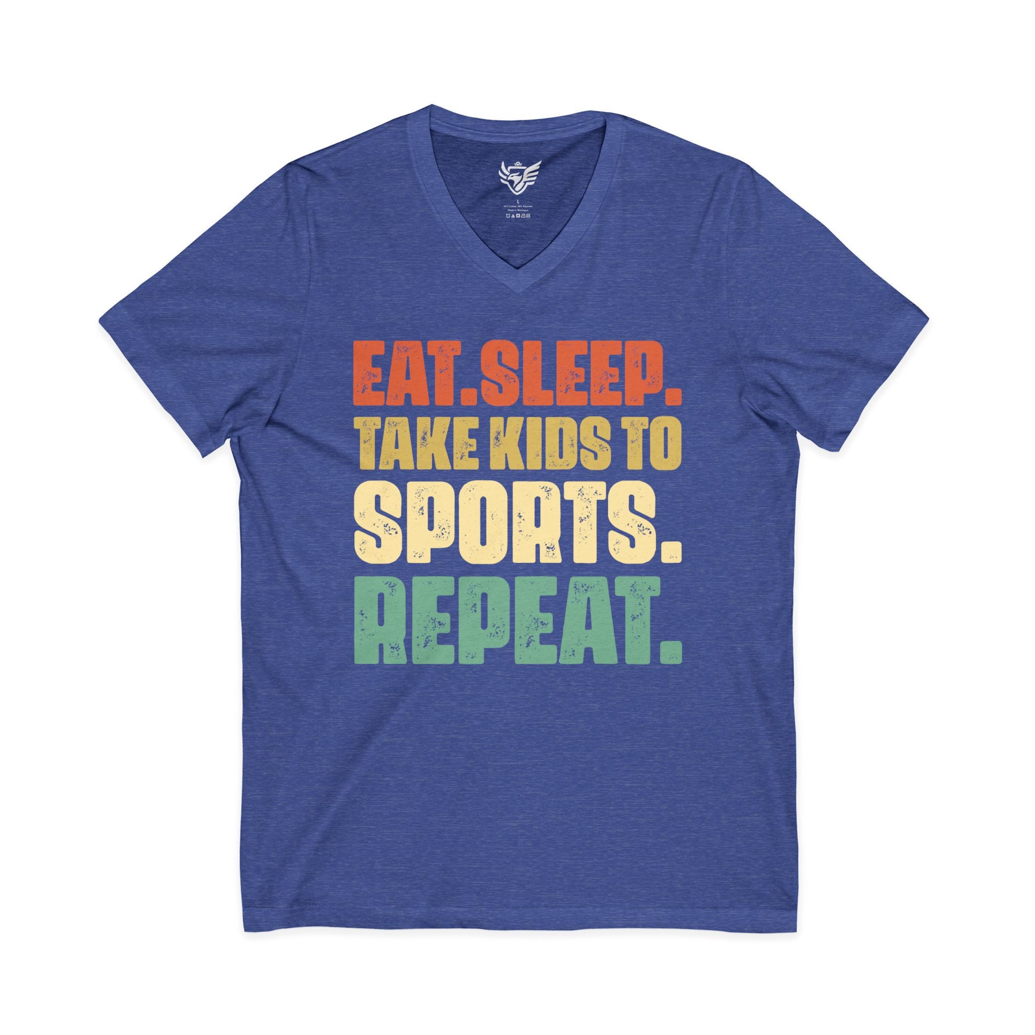 Parents Jersey Short Sleeve V-Neck Tee