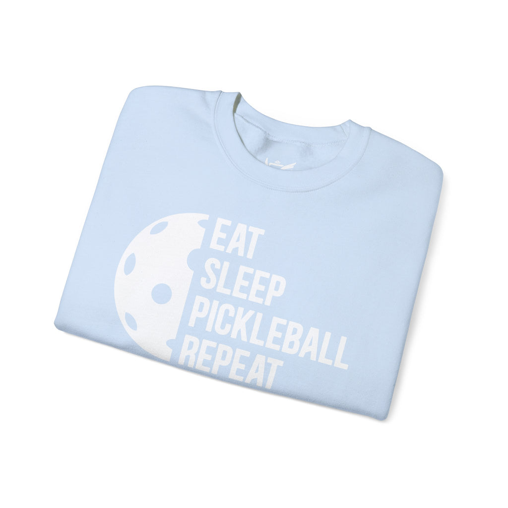 Eat Sleep Pickleball Repeat Heavy Blend™ Crewneck Sweatshirt