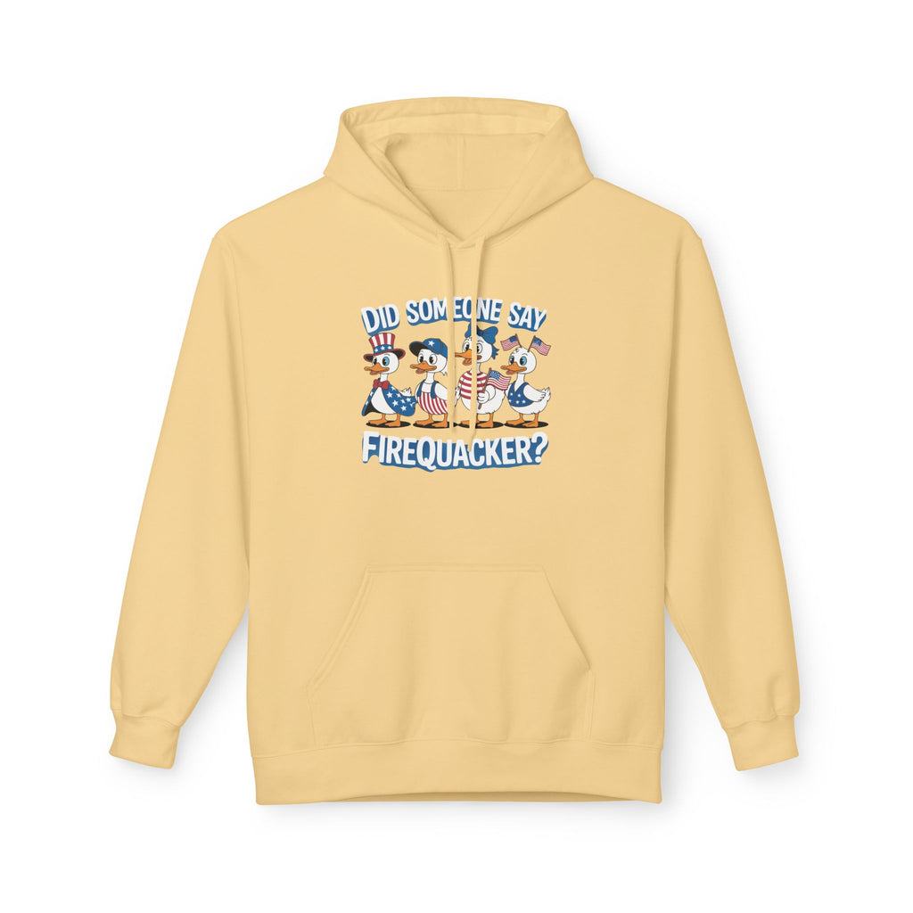 Firequackers Midweight Softstyle Fleece Hoodie