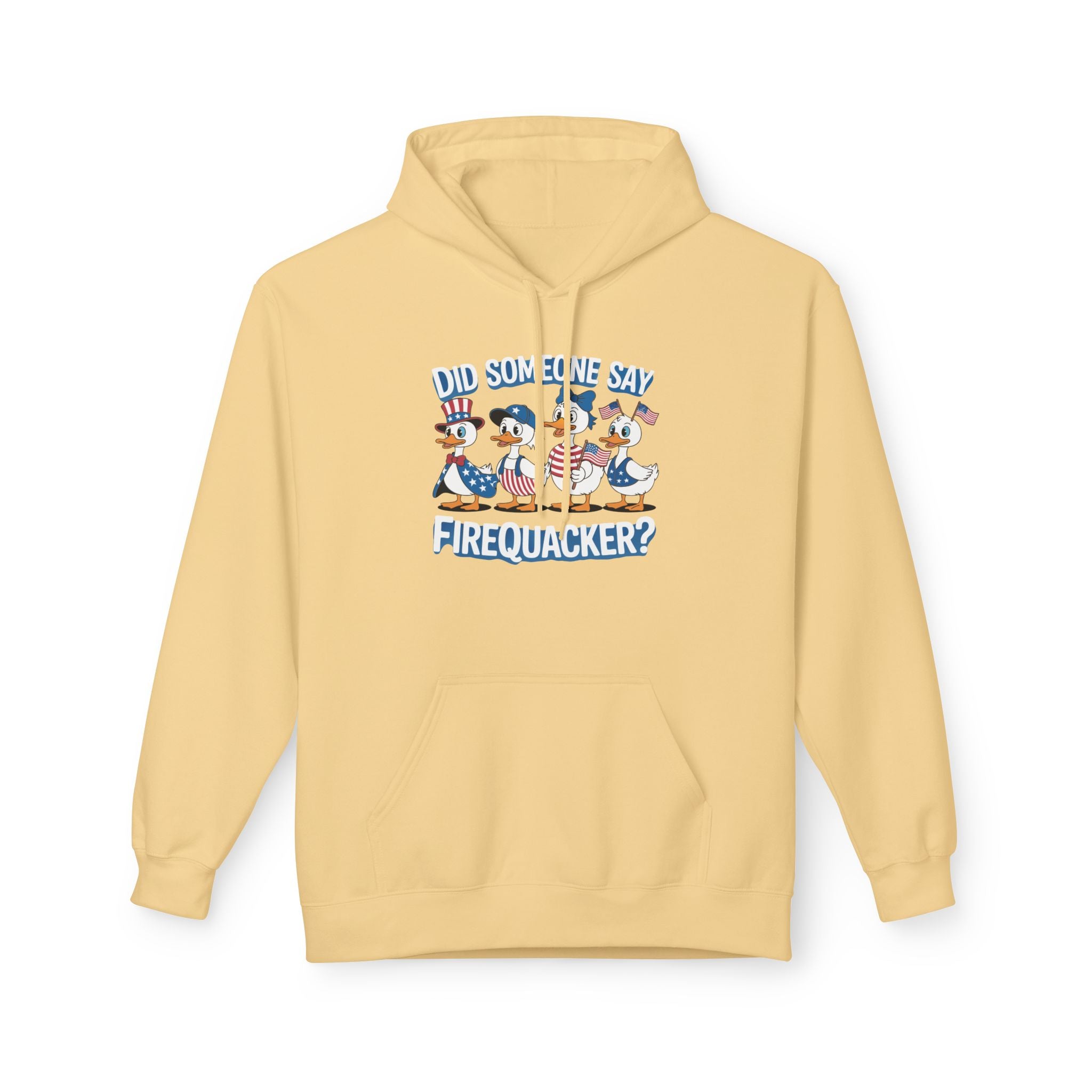 Firequackers Midweight Softstyle Fleece Hoodie