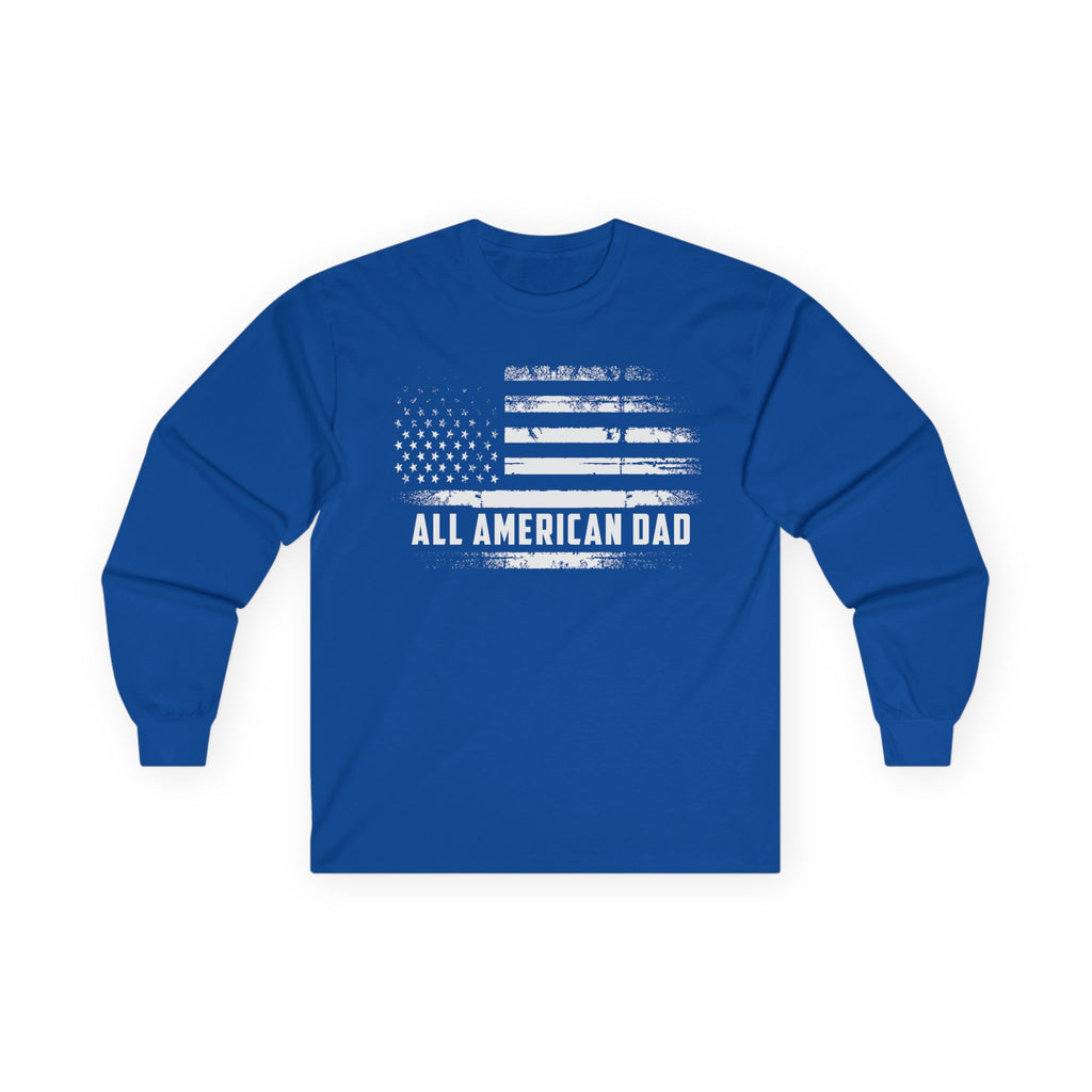 All American Dad Cotton Long Sleeve Tee