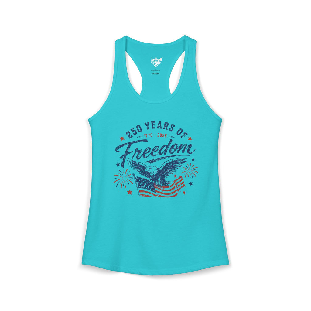 250 Years of Freedom Ideal Racerback Tank