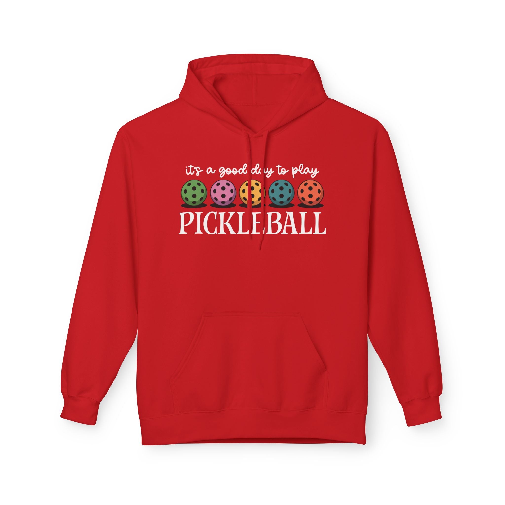 Good Day Pickleball Midweight Softstyle Fleece Hoodie