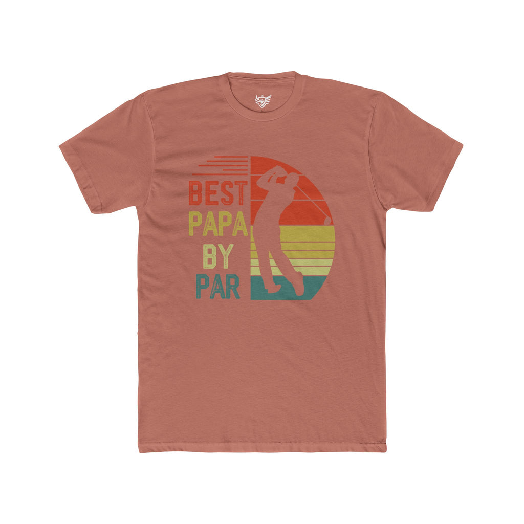 Best Papa By Par Cotton Crew Tee