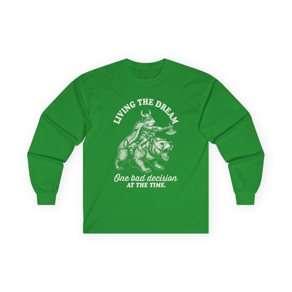 Living The Dream Cotton Long Sleeve Tee