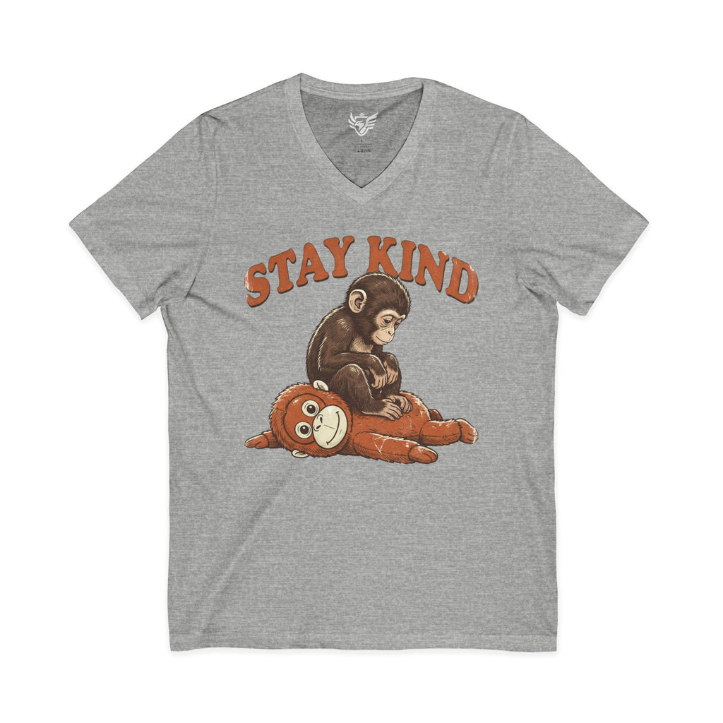 Stay Kind Jersey Short Sleeve V-Neck Tee