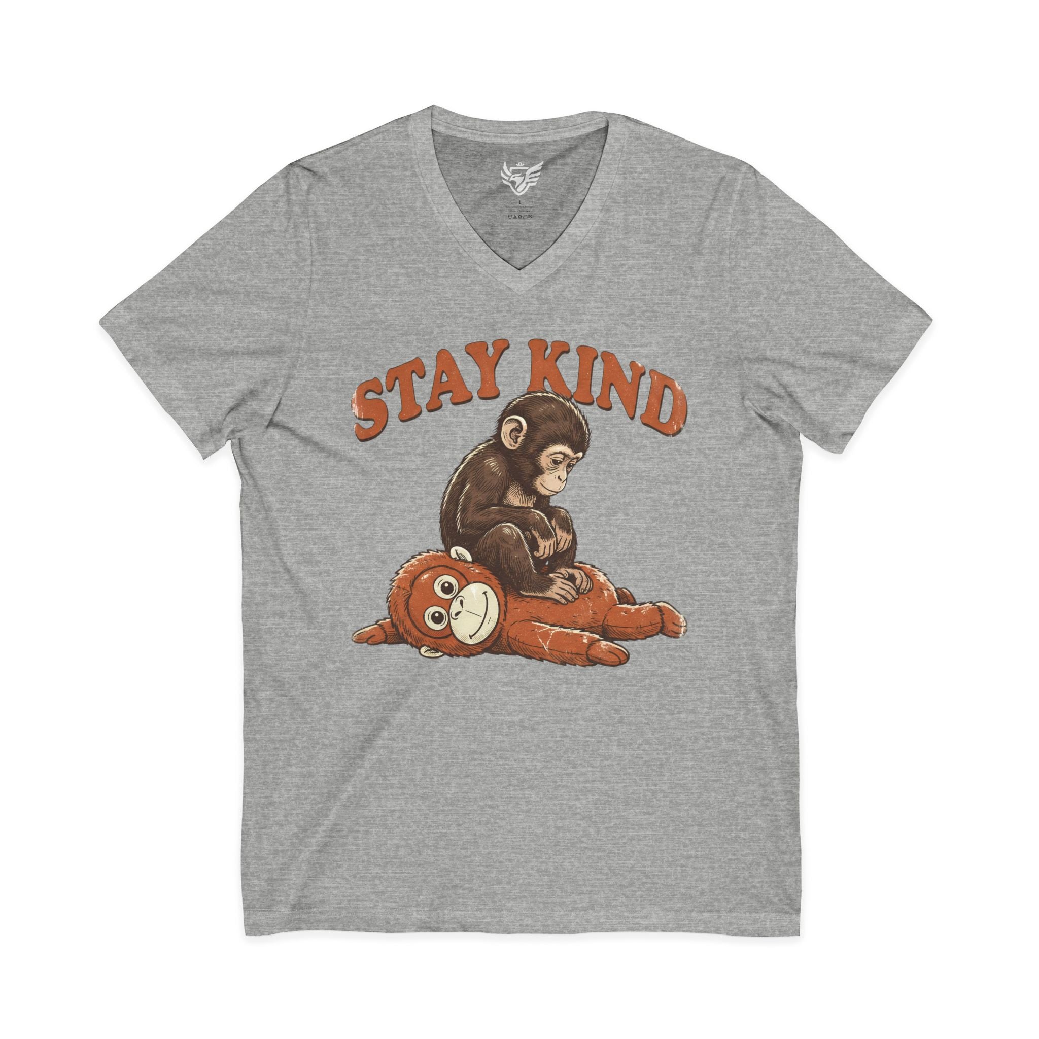 Stay Kind Jersey Short Sleeve V-Neck Tee