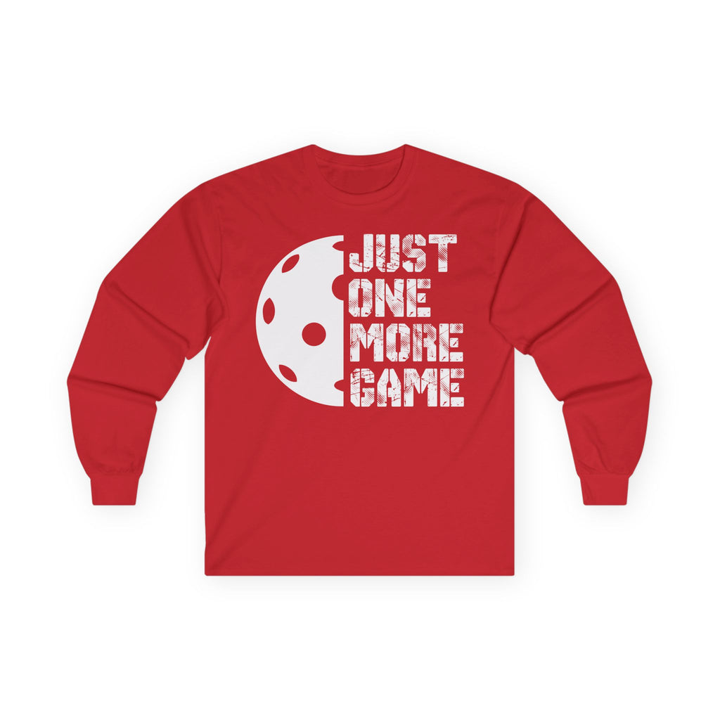 Just One More Game Cotton Long Sleeve Tee