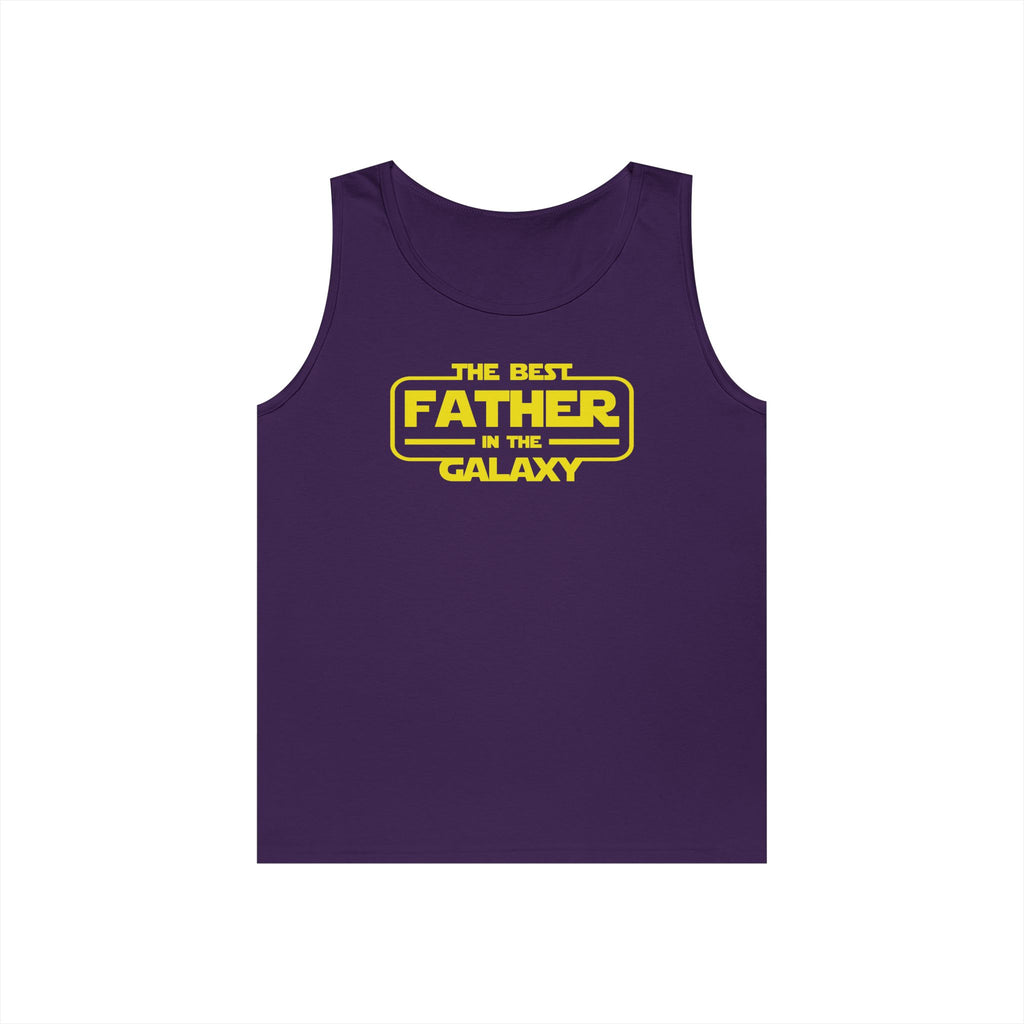The Best Father In The Galaxy Heavy Cotton Tank Top