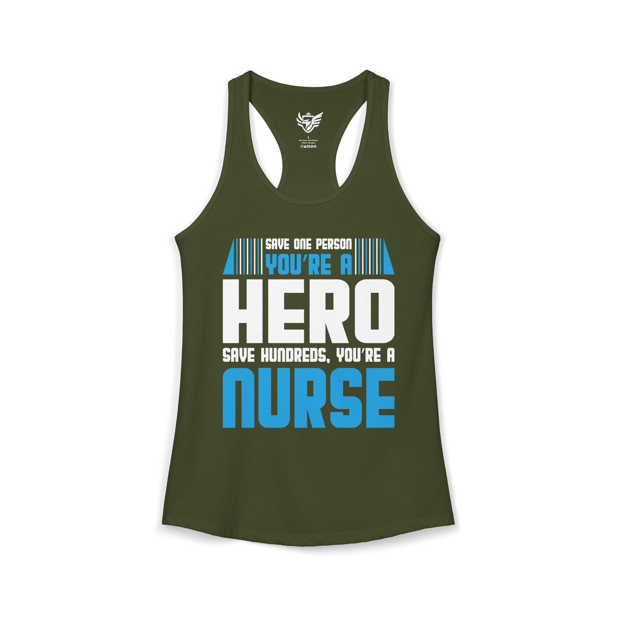 Nurses Are Heros Ideal Racerback Tank