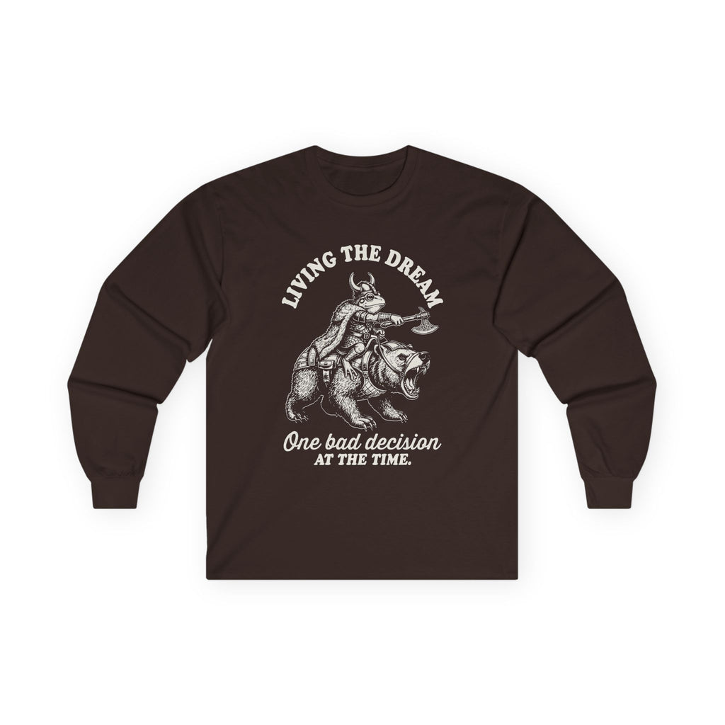 Living The Dream Cotton Long Sleeve Tee