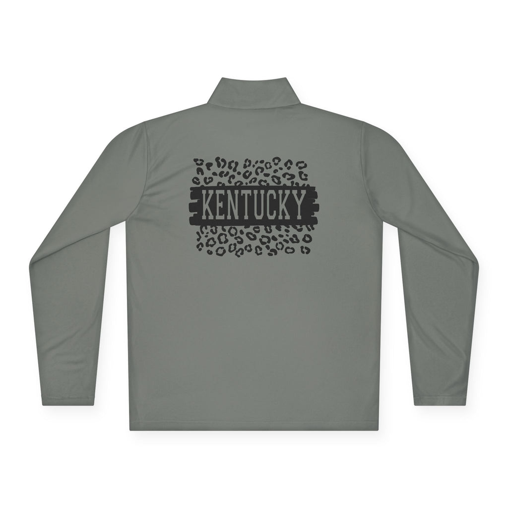 KY Leopard Unisex Quarter-Zip Pullover