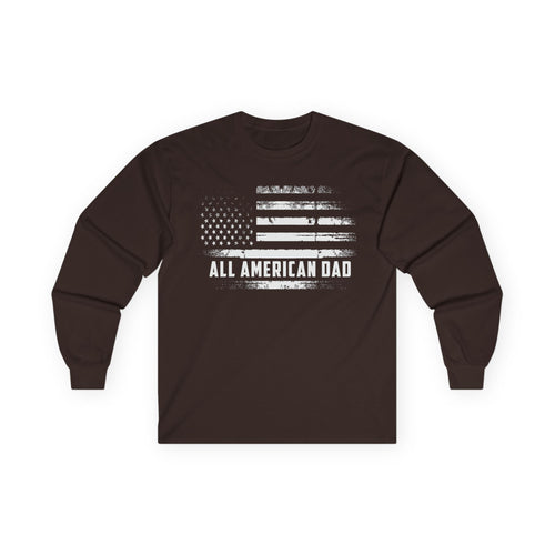All American Dad Cotton Long Sleeve Tee