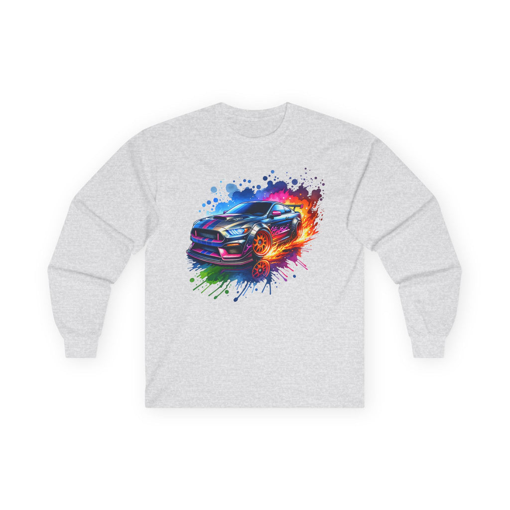 Colorblast Vroom Cotton Long Sleeve Tee